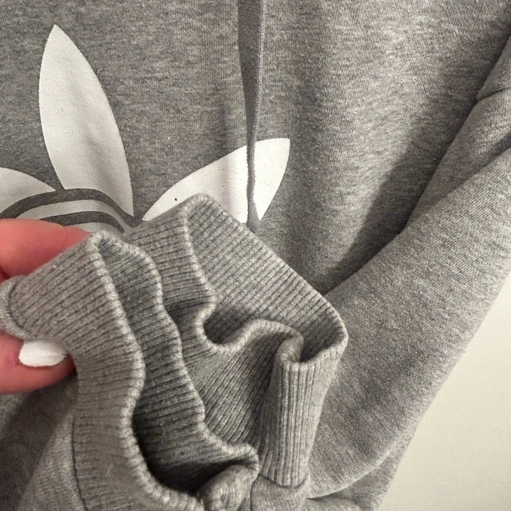 Adidas Gray Men's Hoodie large men's